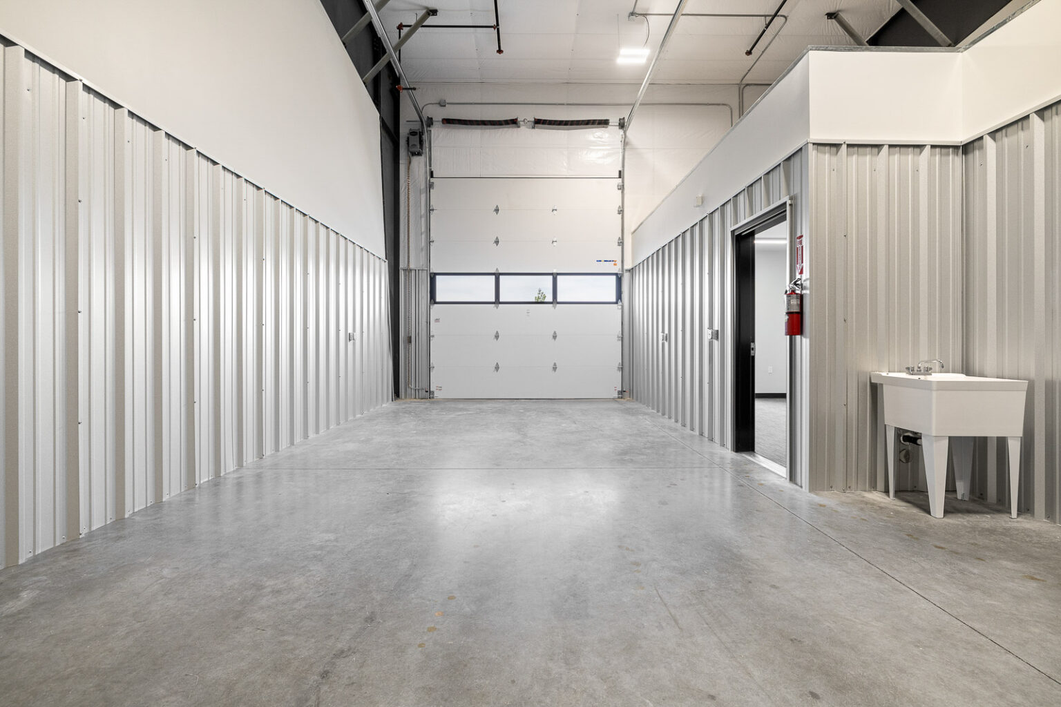 Clean, spacious warehouse with a private restroom at FlexSpace Business Centers, Richland.